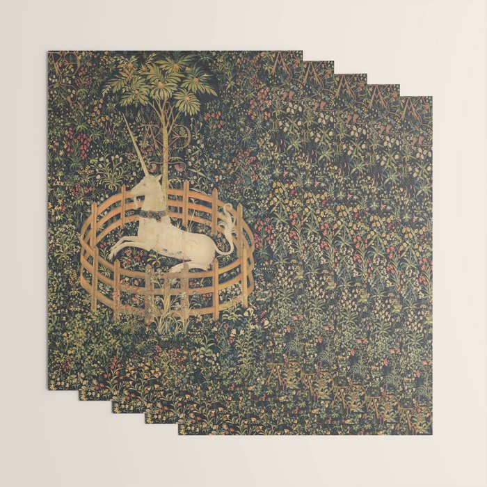 The Unicorn in Captivity Wrapping Paper Gallery Image 3