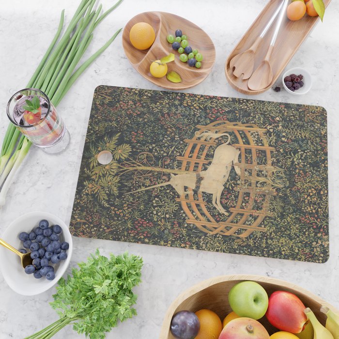 The Unicorn in Captivity Cutting Board Gallery Image 2
