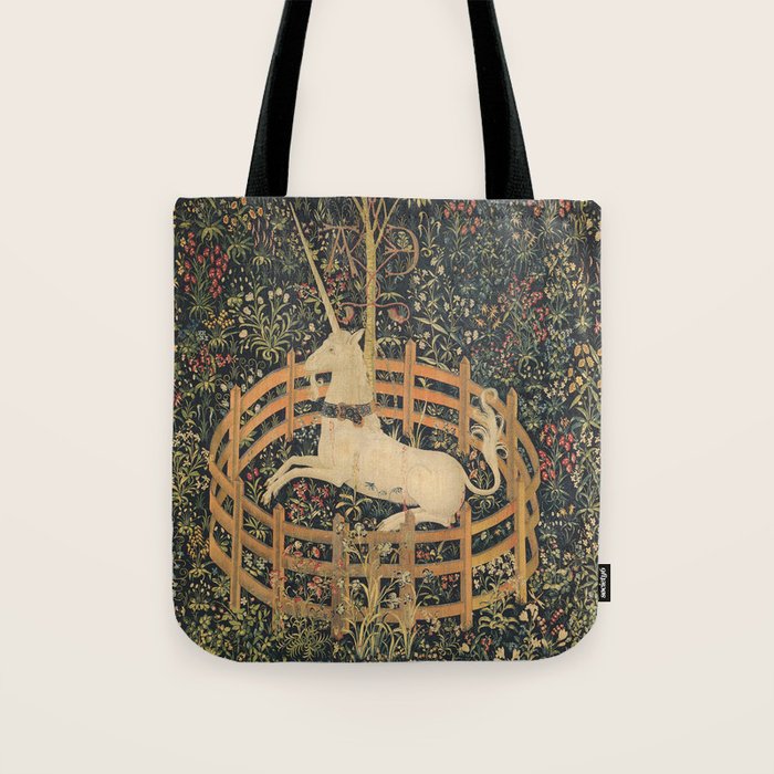 The Unicorn in Captivity Tote Bag Gallery Image 1