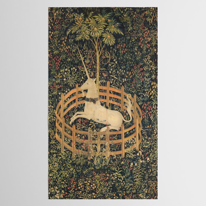 The Unicorn in Captivity Tablecloth Gallery Image 2