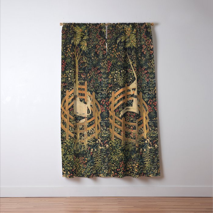 The Unicorn in Captivity Window Curtain Gallery Image 3