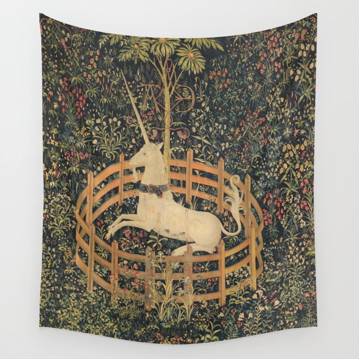 The Unicorn in Captivity Wall Tapestry Gallery Image 4