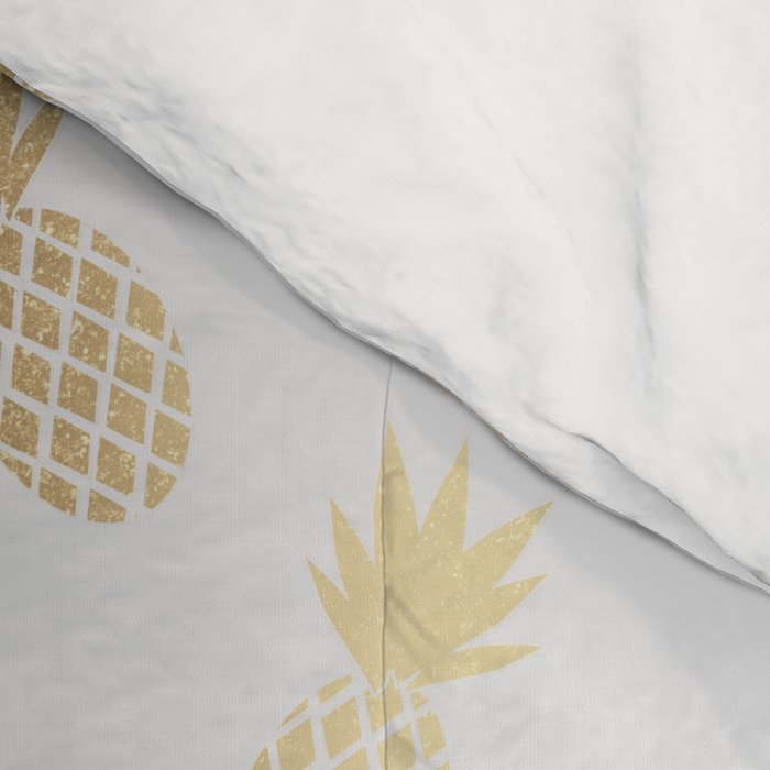 Gold Pineapple Pattern Comforter Gallery Image 4