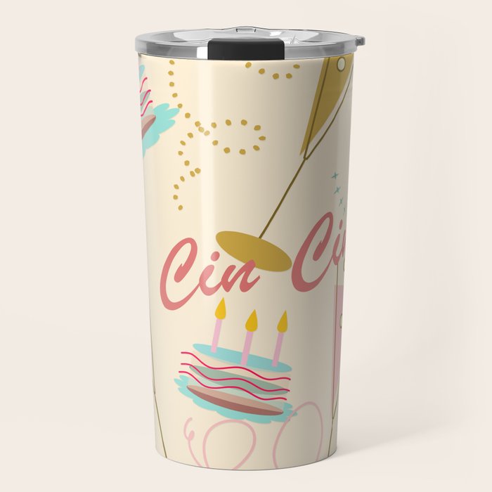 Cin Cin - Happy Party Travel Mug Gallery Image 1