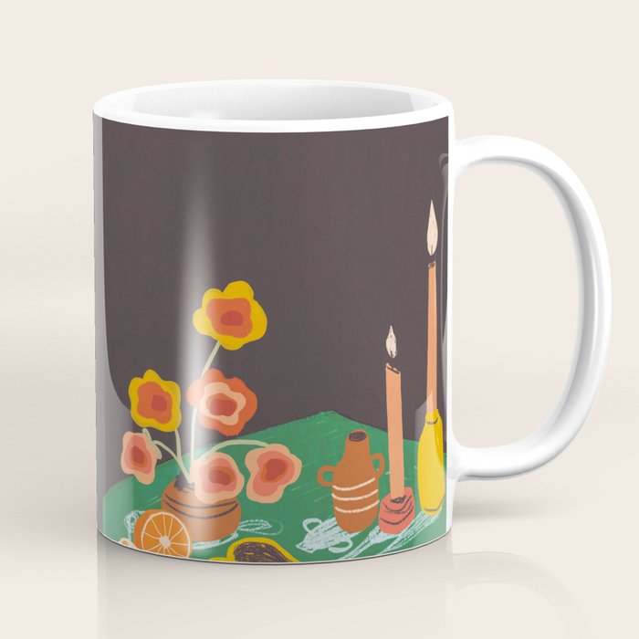 Green table Coffee Mug Gallery Image 1
