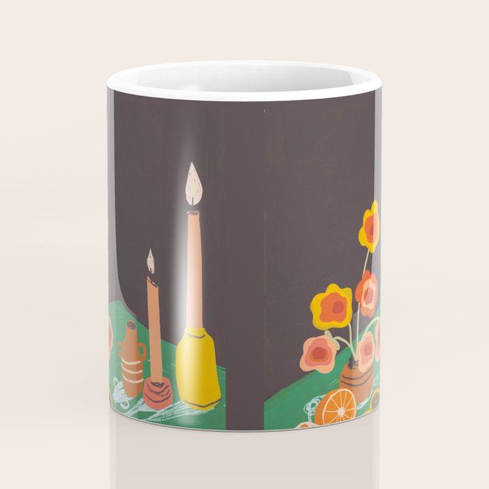 Green table Coffee Mug Gallery Image 4