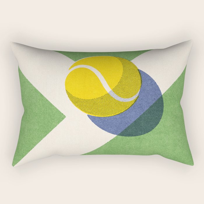 BALLS / Tennis - grass court II Rectangular Pillow Gallery Image 2