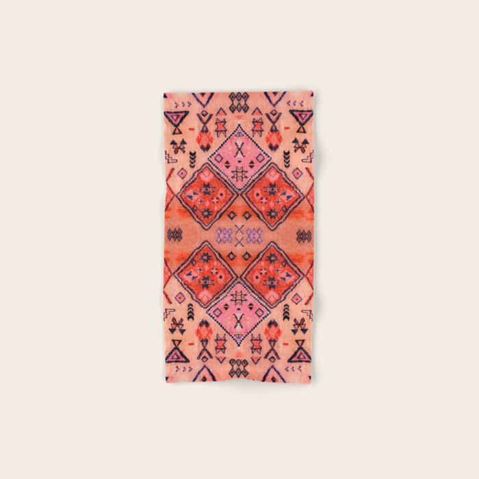 Epic Rustic & Farmhouse Style Original Moroccan Artwork  Bath Towel Gallery Image 1