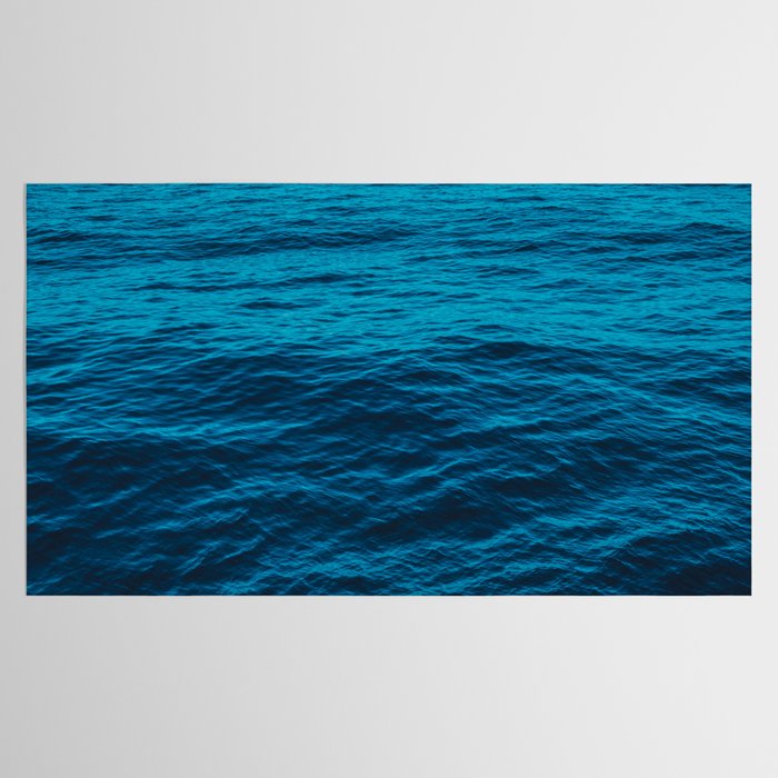 water surface, Blue ocean waves - deep blue sea Tablecloth Gallery Image 2