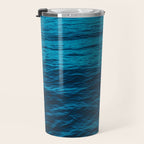 water surface, Blue ocean waves - deep blue sea Travel Mug Gallery Image 3