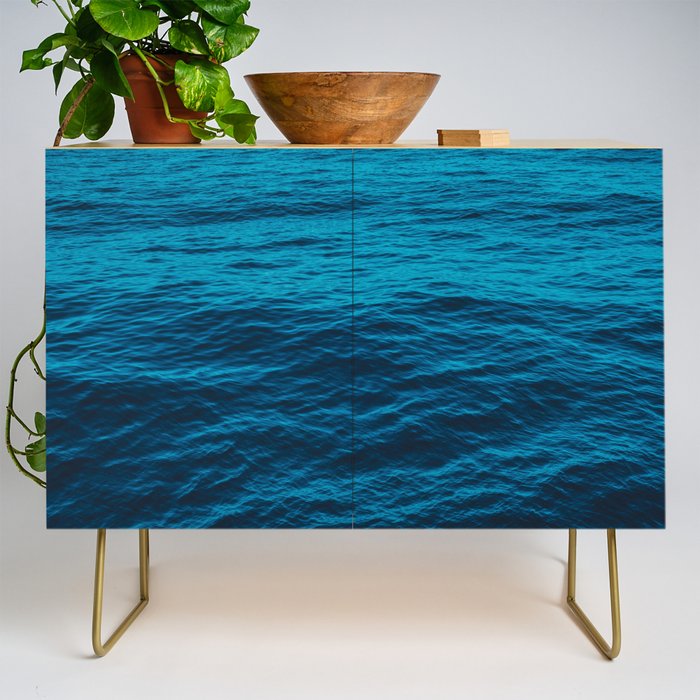 water surface, Blue ocean waves - deep blue sea Credenza Gallery Image 1