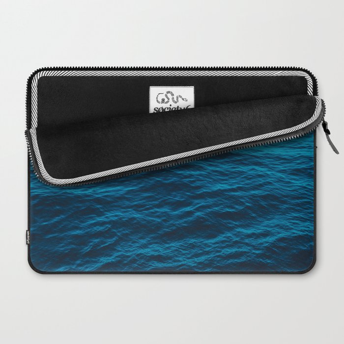 water surface, Blue ocean waves - deep blue sea Laptop Sleeve Gallery Image 2