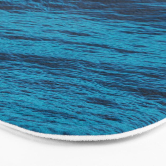 water surface, Blue ocean waves - deep blue sea Bath Mat Gallery Image 3