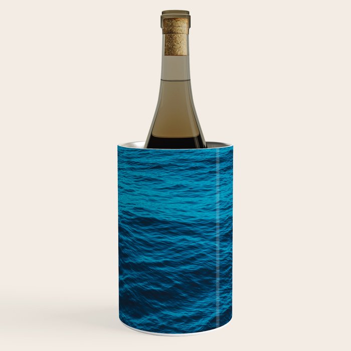 water surface, Blue ocean waves - deep blue sea Wine Chiller Gallery Image 3