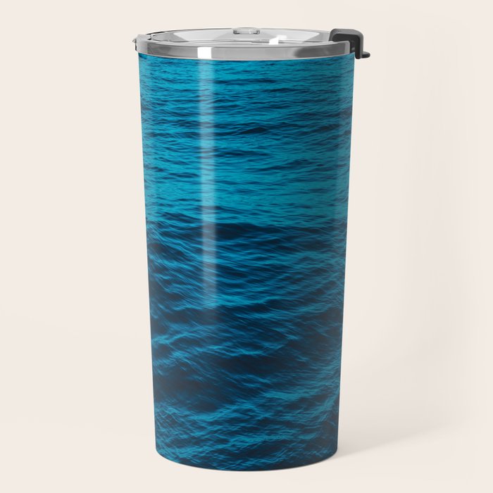 water surface, Blue ocean waves - deep blue sea Travel Mug Gallery Image 2