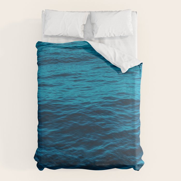 water surface, Blue ocean waves - deep blue sea Duvet Cover Gallery Image 6