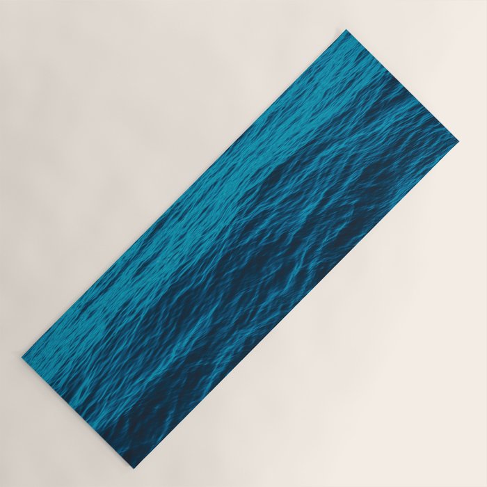 water surface, Blue ocean waves - deep blue sea Yoga Mat Gallery Image 1