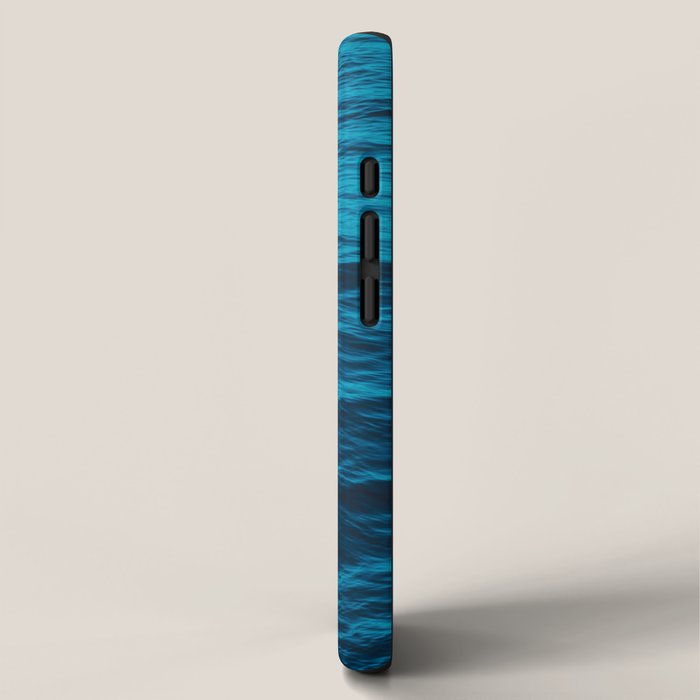 water surface, Blue ocean waves - deep blue sea iPhone Case Gallery Image 2