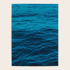 water surface, Blue ocean waves - deep blue sea Poster Gallery Image 4