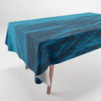 water surface, Blue ocean waves - deep blue sea Tablecloth Gallery Image 1