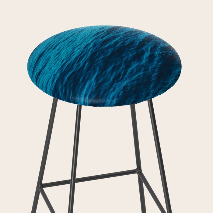 water surface, Blue ocean waves - deep blue sea Stool Gallery Image 2