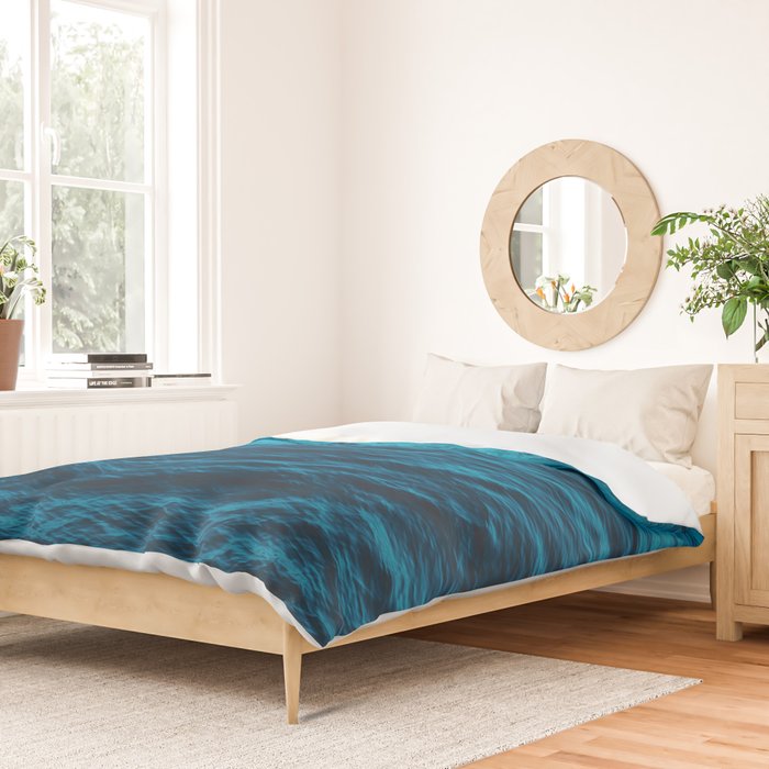 water surface, Blue ocean waves - deep blue sea Duvet Cover Gallery Image 2