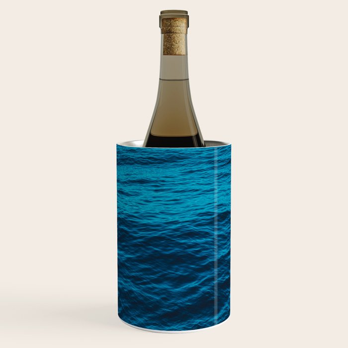 water surface, Blue ocean waves - deep blue sea Wine Chiller Gallery Image 1