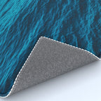 water surface, Blue ocean waves - deep blue sea Rug Gallery Image 4