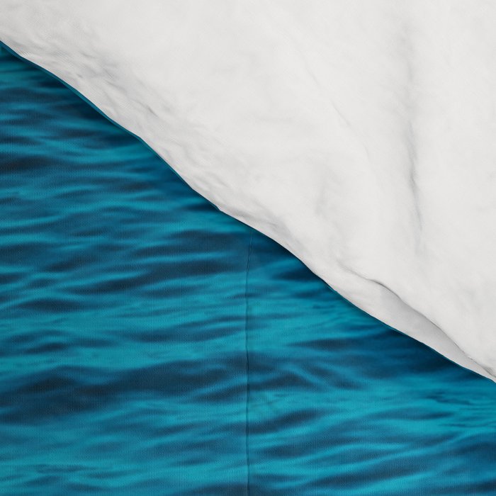 water surface, Blue ocean waves - deep blue sea Comforter Gallery Image 4