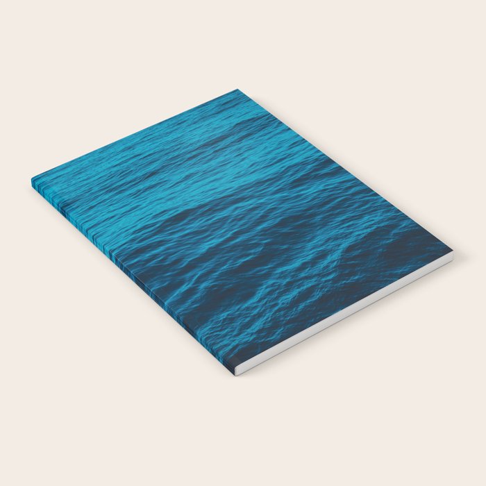 water surface, Blue ocean waves - deep blue sea Notebook Gallery Image 2