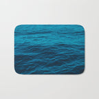 water surface, Blue ocean waves - deep blue sea Bath Mat Gallery Image 1
