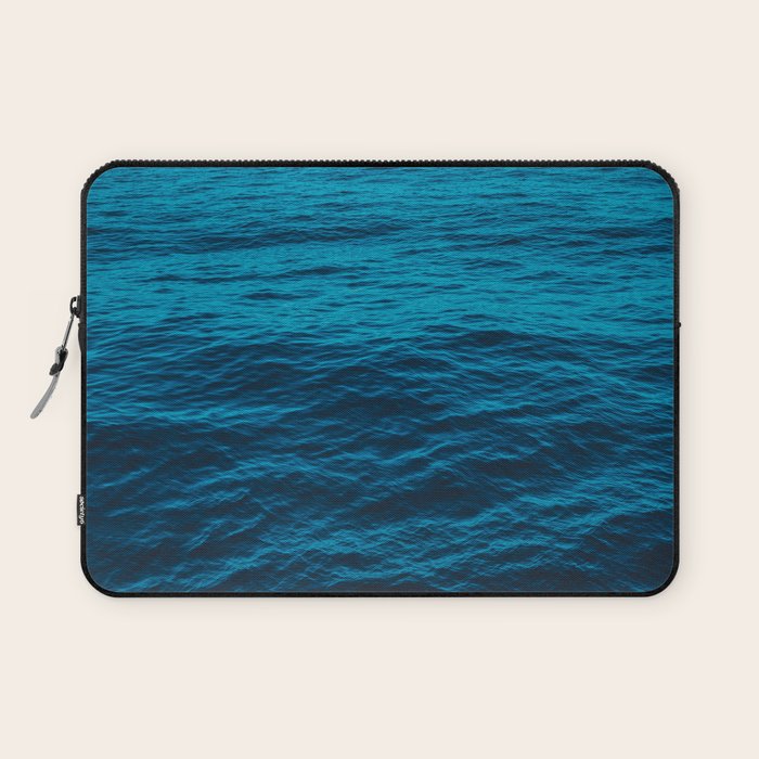 water surface, Blue ocean waves - deep blue sea Laptop Sleeve Gallery Image 1