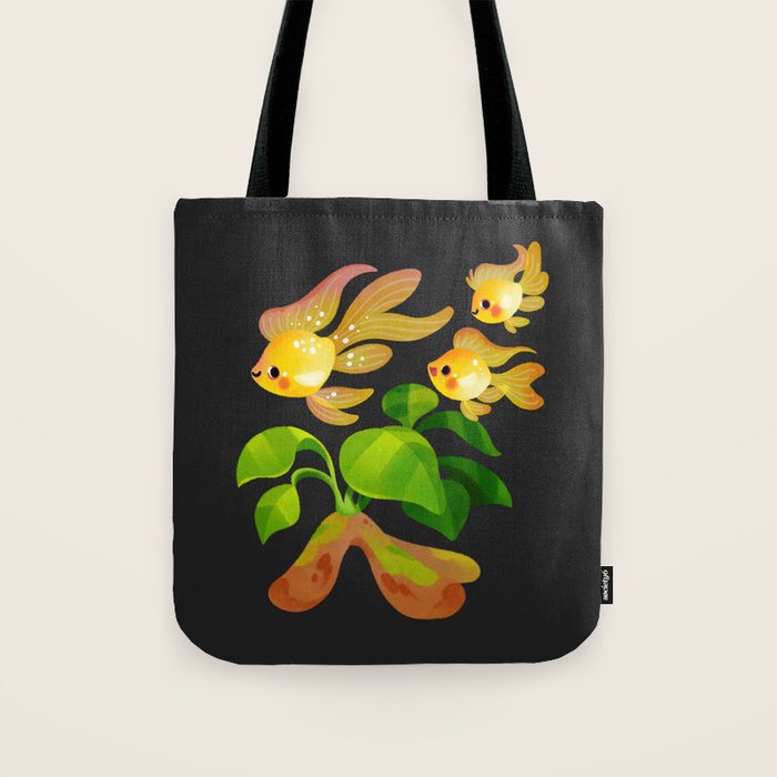 Freshwater fish and plants 1 Tote Bag Gallery Image 1