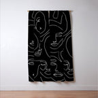 Faces in Dark Window Curtain Gallery Image 3