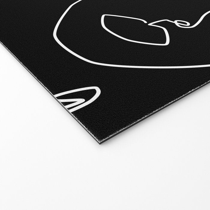 Faces in Dark Welcome Mat Gallery Image 2