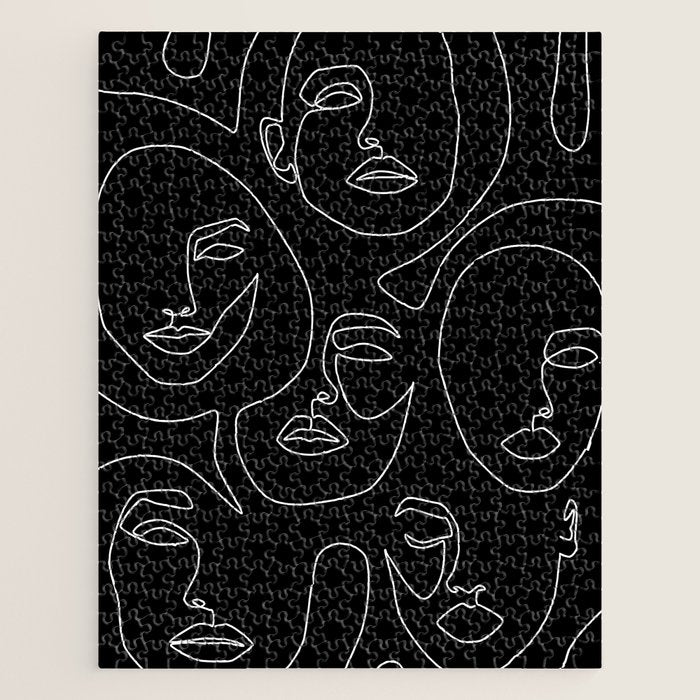 Faces in Dark Jigsaw Puzzle Gallery Image 1