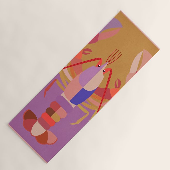 Abstract Lobster 2 Yoga Mat Gallery Image 1