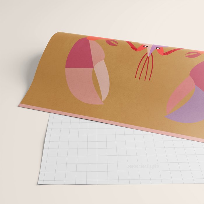 Abstract Lobster 2 Wrapping Paper Gallery Image 2