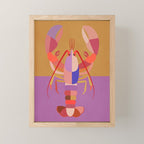 Abstract Lobster 2 Mini Art Print Gallery Image 1