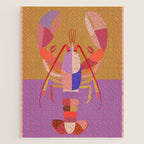 Abstract Lobster 2 Jigsaw Puzzle Gallery Image 1
