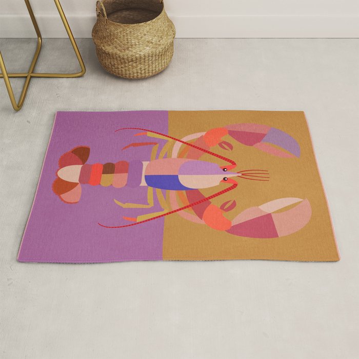 Abstract Lobster 2 Rug Gallery Image 1