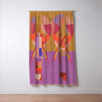 Abstract Lobster 2 Window Curtain Gallery Image 3