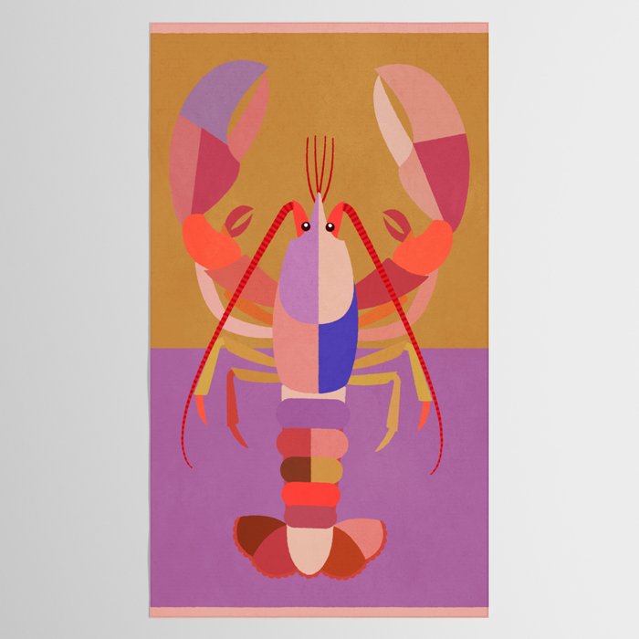 Abstract Lobster 2 Tablecloth Gallery Image 2