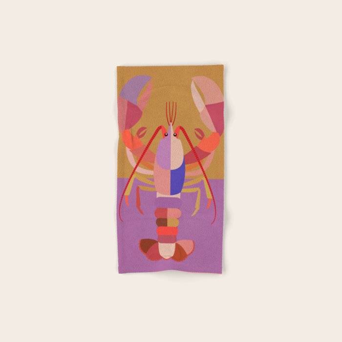 Abstract Lobster 2 Bath Towel Gallery Image 1