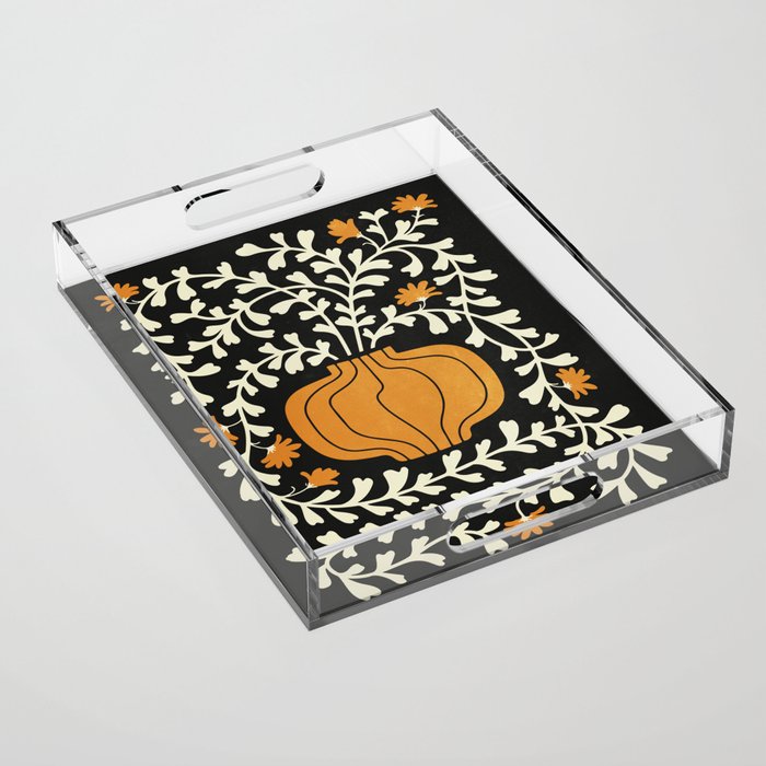 Golden Vase | Summer Bloom: Matisse Night Edition Acrylic Tray Gallery Image 1