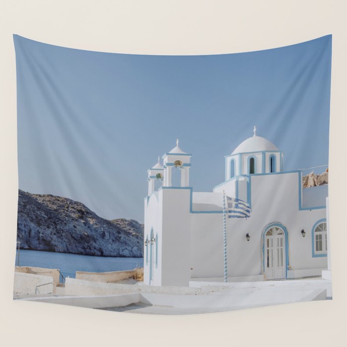 milos ii - greece Wall Tapestry Gallery Image 1