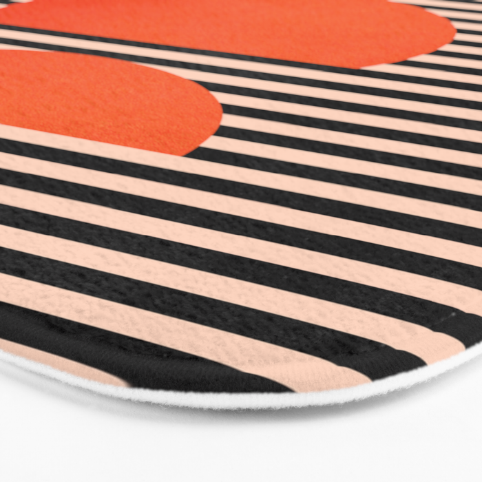 Abstraction_SUNSET_LINE_ART_Minimalism_001 Bath Mat Gallery Image 3