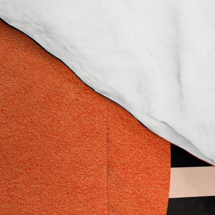 Abstraction_SUNSET_LINE_ART_Minimalism_001 Comforter Gallery Image 4