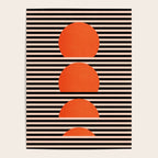 Abstraction_SUNSET_LINE_ART_Minimalism_001 Poster Gallery Image 4