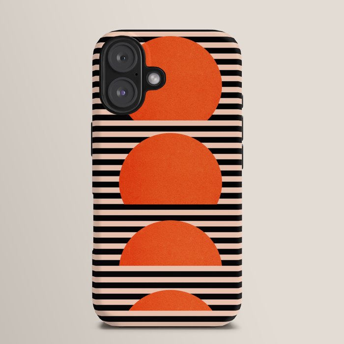 Abstraction_SUNSET_LINE_ART_Minimalism_001 iPhone Case Gallery Image 13